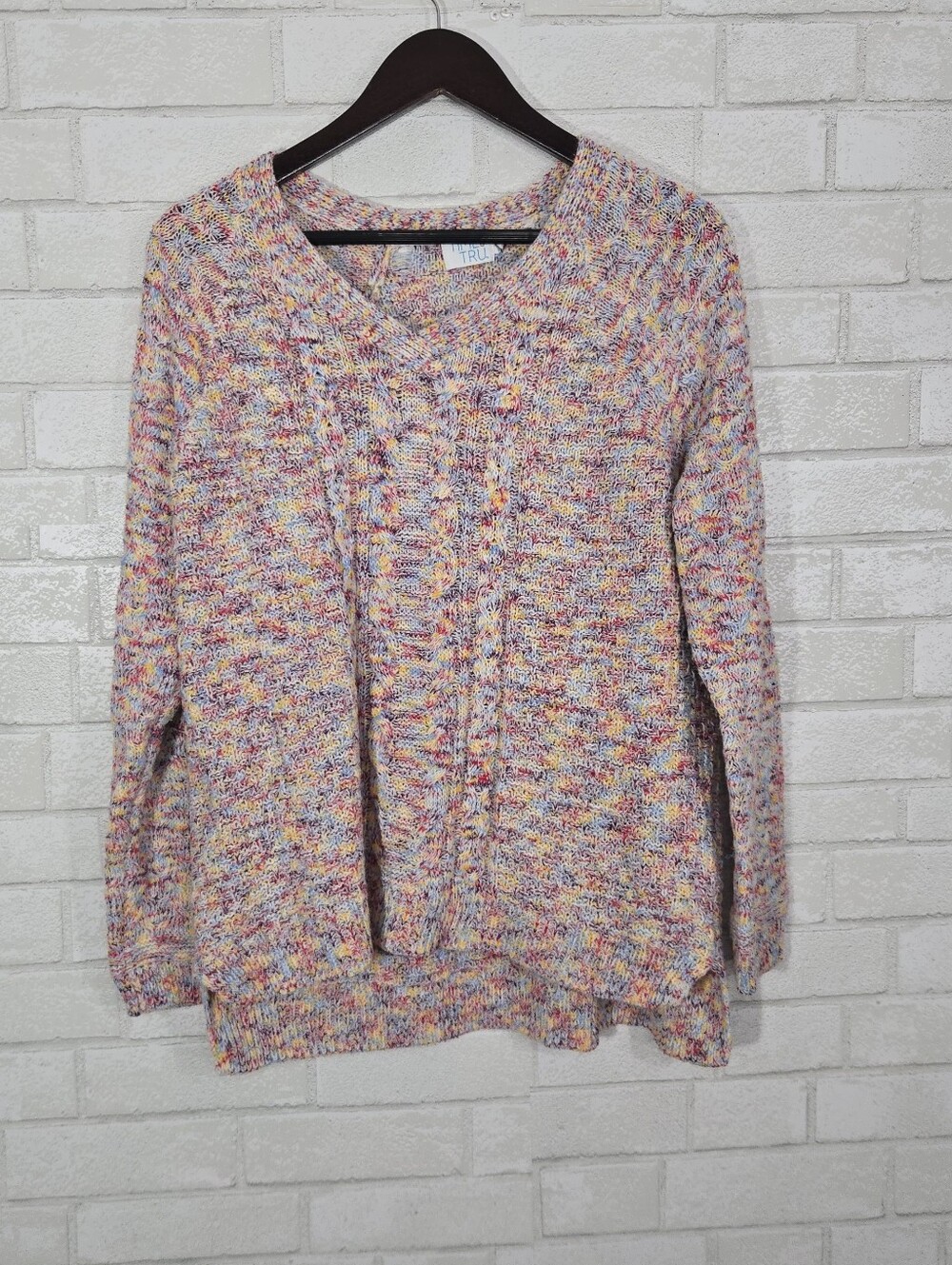 Time and Tru colorful sweater